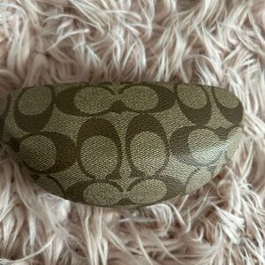 Coach Signature Brown Sunglasses Case